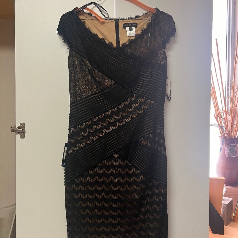 Tadashi Shoji Black Lace Dress